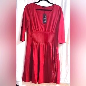 ANGVNS ONE Of  A KIND dresses casual color red size L beautiful casual